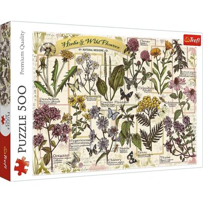 Trefl 37478 Puzzle - Flore - 500 pièces Trefl 37478 Puzzle - Flore - 500 pièces