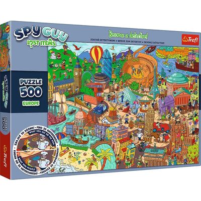 Trefl 37481 Puzzel - Europese Landmarks 500 stuks - Kinderen Trefl 37481 Puzzel - Europese Landmarks 500 stuks - Kinderen
