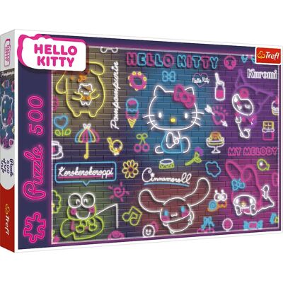 Trefl 37523 Puzzle Néon Hello Kitty - Puzzle Trefl 37523 Puzzle Néon Hello Kitty - Puzzle