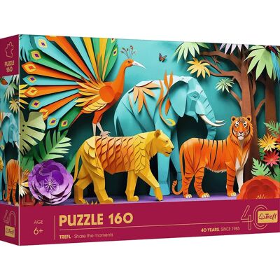 Trefl 40051 Puzzle - Állatok - 160 darab - 40 éves kiadás Trefl 40051 Puzzle - Állatok - 160 darab - 40 éves kiadás