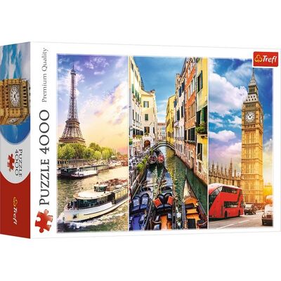Trefl 45009 Puzzle - Collage de Villes 4000 pièces - Publicité Trefl 45009 Puzzle - Collage de Villes 4000 pièces - Publicité