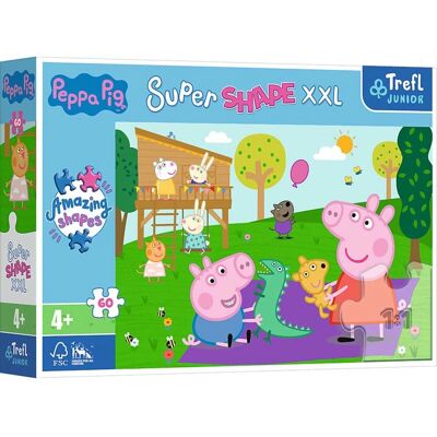 Trefl Modell: 50011 Peppa Pig XXL Pussel - Utbildningsleksak för barn Trefl Modell: 50011 Peppa Pig XXL Pussel - Utbildningsleksak för barn