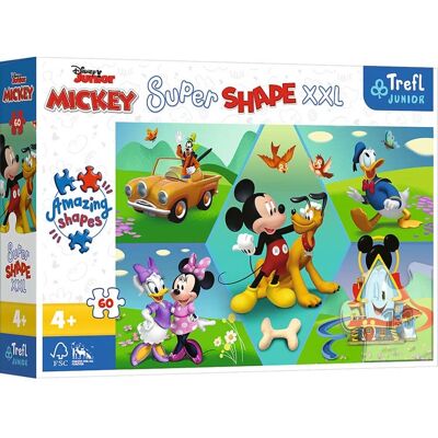 Modèle Trefl: 50014 Puzzle - Contour, 60 pcs, Disney Mickey Mouse - Publicité Modèle Trefl: 50014 Puzzle - Contour, 60 pcs, Disney Mickey Mouse - Publicité