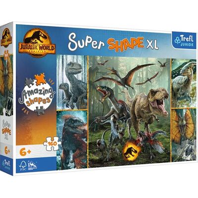 Puzzle de Dinosaure Trefl Modèle 50026 - Contour 160 pcs - Publicité Puzzle de Dinosaure Trefl Modèle 50026 - Contour 160 pcs - Publicité