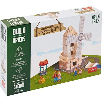 Zestaw do budowy wiatraka Trefl - Brick Trick Zestaw do budowy wiatraka Trefl - Brick Trick