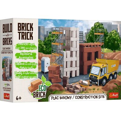 Brick Trick Byggsats - Ekologiska block, 290 delar - Utbildningsleksak Brick Trick Byggsats - Ekologiska block, 290 delar - Utbildningsleksak