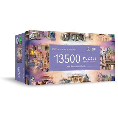 Trefl No Name Puzzle Prime 13500 - Miasta Ponad Chmurami - Puzzle Trefl No Name Puzzle Prime 13500 - Miasta Ponad Chmurami - Puzzle