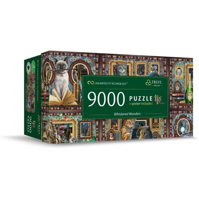 Trefl UFT Puzzle 9000 - Lisa Parker - Schnurrbart Wunder Katzen - Puzzle Trefl UFT Puzzle 9000 - Lisa Parker - Schnurrbart Wunder Katzen - Puzzle