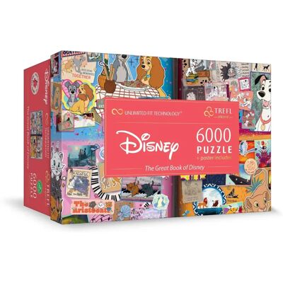 Puzzle Films Classiques Disney Trefl - 6000 Pièces - Publicité Puzzle Films Classiques Disney Trefl - 6000 Pièces - Publicité