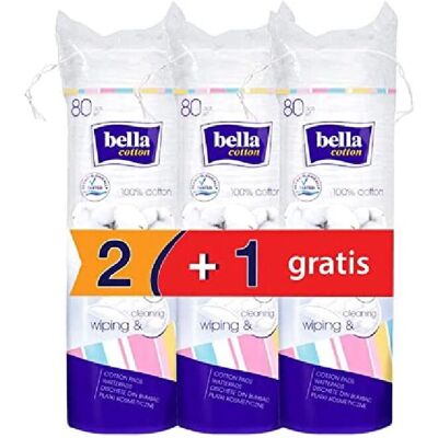 Disques Démaquillants en Coton BELLA - 240 pcs - Publicité Disques Démaquillants en Coton BELLA - 240 pcs - Publicité