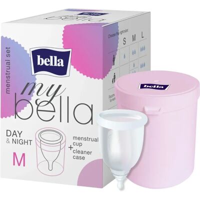 MyBella Comfort M Silikonový Menstruační Kelímek - 29ml - Opakovaně použitelný MyBella Comfort M Silikonový Menstruační Kelímek - 29ml - Opakovaně použitelný