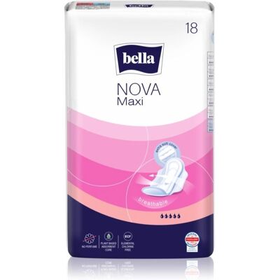 BELLA Nova Maxi Serviettes Hygiéniques - Confort Max & Protection - Publicité BELLA Nova Maxi Serviettes Hygiéniques - Confort Max & Protection - Publicité