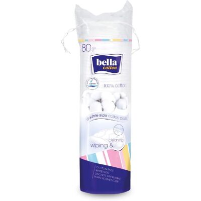 BELLA Cotton Makeup Remover Pads - 104/80 pcs BELLA Cotton Makeup Remover Pads - 104/80 pcs