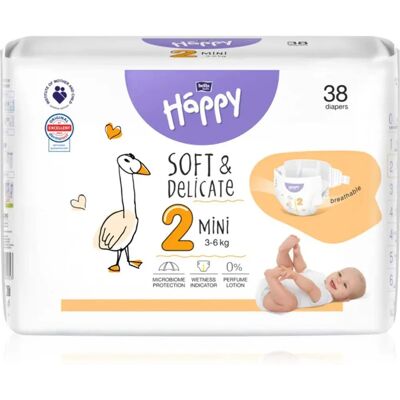 BELLA Baby Happy Rozmiar 2 Mini Jednorazowe Pieluchy - Pieluchy dla Niemowląt BELLA Baby Happy Rozmiar 2 Mini Jednorazowe Pieluchy - Pieluchy dla Niemowląt