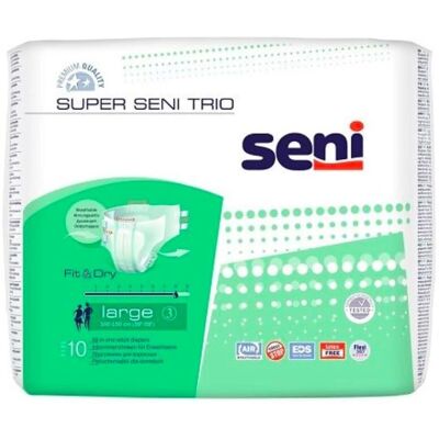 Seni Large Atmungsaktive Inkontinenzhose - Inkontinenzslip Seni Large Atmungsaktive Inkontinenzhose - Inkontinenzslip