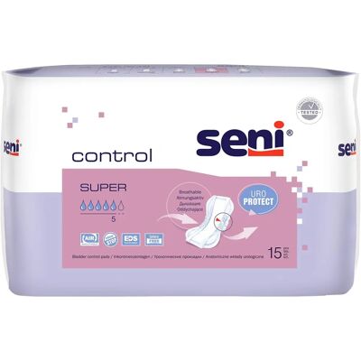 Seni Control Super Inkontinenzeinlagen - 15 St Seni Control Super Inkontinenzeinlagen - 15 St