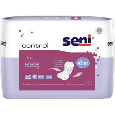 Seni Control Plus Inkontinenzeinlagen - Leichte Urininkontinenz Seni Control Plus Inkontinenzeinlagen - Leichte Urininkontinenz