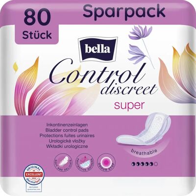 BELLA Control Discreet Super - Incontinence Pads BELLA Control Discreet Super - Incontinence Pads