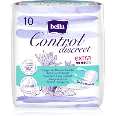 BELLA Control Discreet Extra - Serviettes d'incontinence - 10 pcs - Publicité BELLA Control Discreet Extra - Serviettes d'incontinence - 10 pcs - Publicité