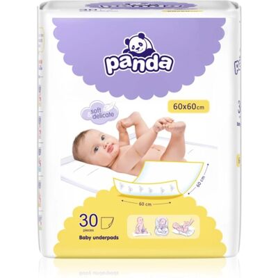 Couvertures Jetables pour Change Bébé Panda Happy - Enfants, 60x60 cm, 30 pcs Couvertures Jetables pour Change Bébé Panda Happy - Enfants, 60x60 cm, 30 pcs