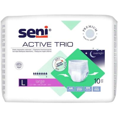 MANADA - Beauty Seni Active Trio Große Inkontinenzslips - 10 Stück MANADA - Beauty Seni Active Trio Große Inkontinenzslips - 10 Stück