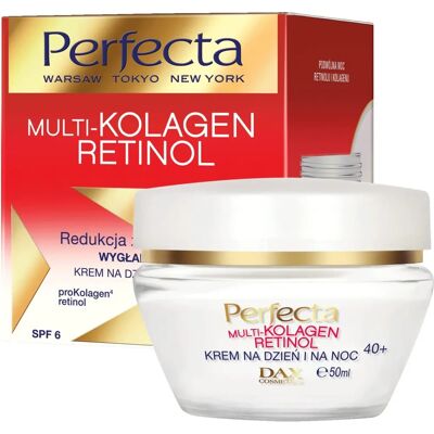 Perfecta Multi-Kolagen Retinol 40+ Tag- und Nachtcreme - Gesichtscreme Perfecta Multi-Kolagen Retinol 40+ Tag- und Nachtcreme - Gesichtscreme