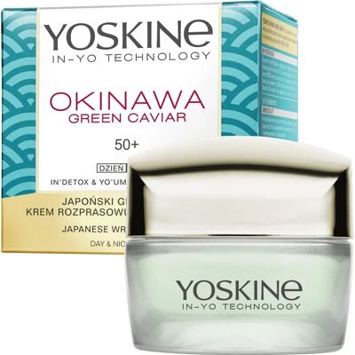 Yoskine Okinawa Green Caviar 50+ Japanse glow-liftcrème Yoskine Okinawa Green Caviar 50+ Japanse glow-liftcrème