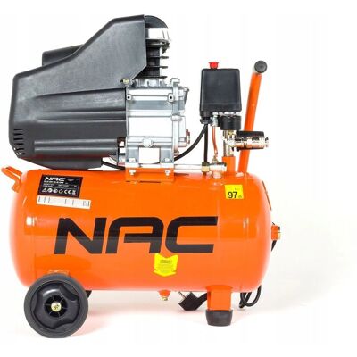 NAC Ölkompressor 24L 1,5kW 8 Bar - Druckluftkompressor NAC Ölkompressor 24L 1,5kW 8 Bar - Druckluftkompressor