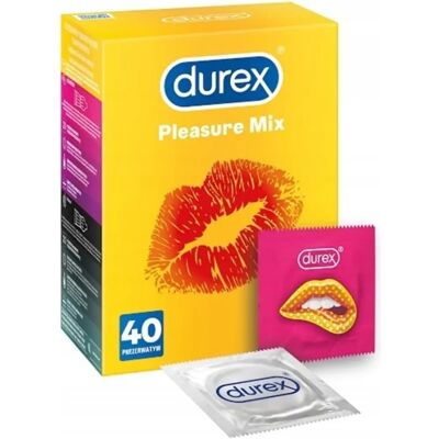 Durex Pleasure Mix Bordázott óvszerek - Óvszerek pároknak Durex Pleasure Mix Bordázott óvszerek - Óvszerek pároknak