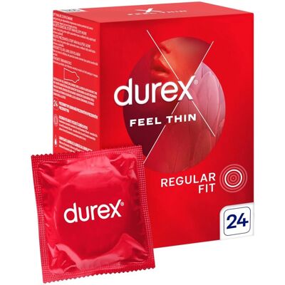 Durex Feel Thin Óvszer - 24 db Durex Feel Thin Óvszer - 24 db
