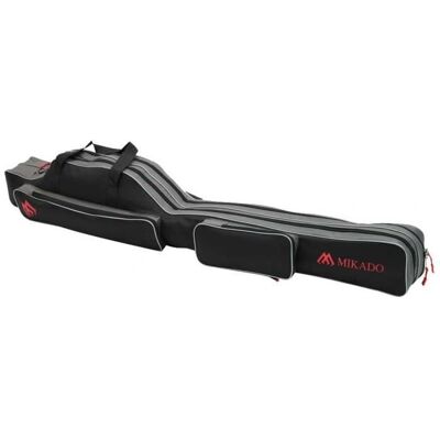 Mikado obal na rybářské pruty - 2 přihrádky 140cm - Černý - Pouzdro na pruty Mikado obal na rybářské pruty - 2 přihrádky 140cm - Černý - Pouzdro na pruty