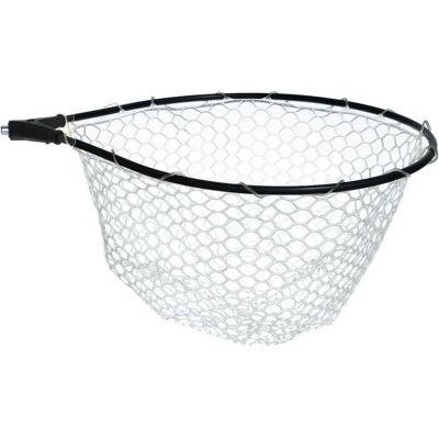 Mikado Landungsnetzkopf - 55/45cm - Silikonnetz - Auge 15X20mm Mikado Landungsnetzkopf - 55/45cm - Silikonnetz - Auge 15X20mm