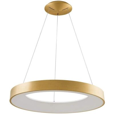 Italux Giulia - Lámpara colgante LED moderna en oro cepillado - Lámpara de suspensión Italux Giulia - Lámpara colgante LED moderna en oro cepillado - Lámpara de suspensión
