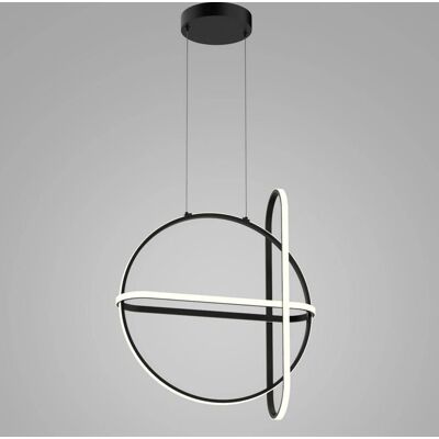 Lámpara Colgante Moderna Italux Cerrila Negra - 2000lm Ajustable Lámpara Colgante Moderna Italux Cerrila Negra - 2000lm Ajustable