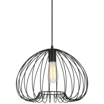 Italux Meddi - Modern Black Pendant Light - E27, 40W Italux Meddi - Modern Black Pendant Light - E27, 40W