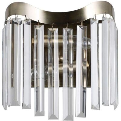 Italux Sabrig - Antikbronze Wandleuchte 2 Licht - Wandleuchte Italux Sabrig - Antikbronze Wandleuchte 2 Licht - Wandleuchte