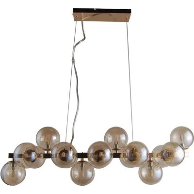 Lustre suspendu moderne Italux Marbelio 16 lumières - Suspension plafond - Publicité Lustre suspendu moderne Italux Marbelio 16 lumières - Suspension plafond - Publicité