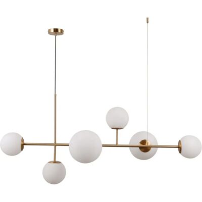 Italux Vailante Modern 6-Licht-Leisten-Deckenleuchte - Pendelleuchte Italux Vailante Modern 6-Licht-Leisten-Deckenleuchte - Pendelleuchte