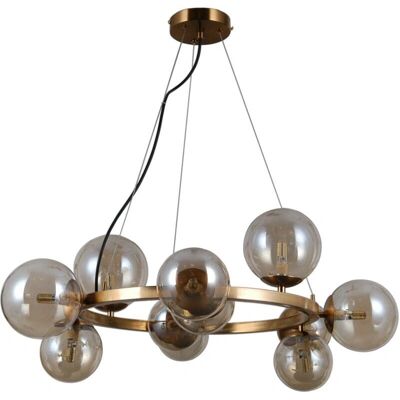 Luminaire suspendu moderne Italux Montora 11 lumières - Plafonnier - Publicité Luminaire suspendu moderne Italux Montora 11 lumières - Plafonnier - Publicité