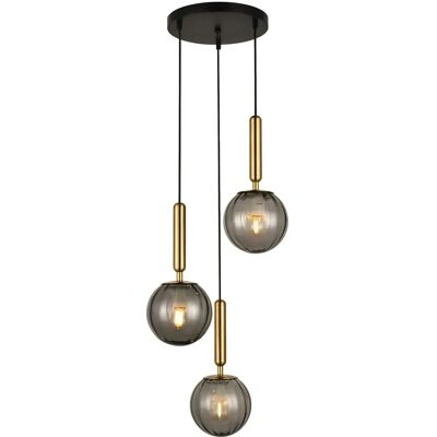 Italux Ravena Moderna Lámpara Colgante de 3 Luces - Techo Italux Ravena Moderna Lámpara Colgante de 3 Luces - Techo