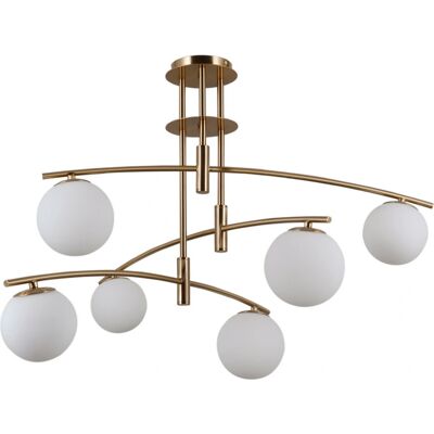 Italux PND-31322-6-HB moderní stropní svítidlo v medovém mosazném provedení Italux PND-31322-6-HB moderní stropní svítidlo v medovém mosazném provedení