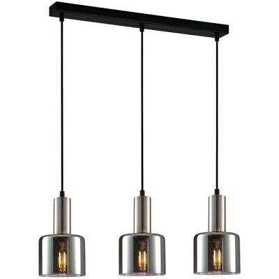 Suspension moderne à 3 lampes Italux Santia - Plafonnier - Publicité Suspension moderne à 3 lampes Italux Santia - Plafonnier - Publicité