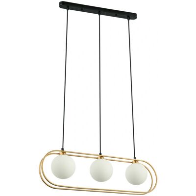Italux Grosetta Modern 3 Licht Globe Pendelleuchte - Deckenlampe Italux Grosetta Modern 3 Licht Globe Pendelleuchte - Deckenlampe