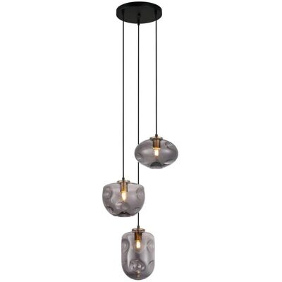 Italux Hatella Moderna 3 Luz Colgante - Lámpara de Techo Italux Hatella Moderna 3 Luz Colgante - Lámpara de Techo
