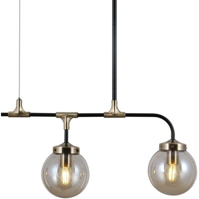 Italux Valpena Industrial Lámpara colgante retro de 3 luces - Luz de techo Italux Valpena Industrial Lámpara colgante retro de 3 luces - Luz de techo