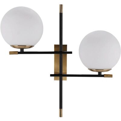 Italux Model WL-43660-2 Stelia Wall Lamp - Modern 2 Light Wall Fixture Italux Model WL-43660-2 Stelia Wall Lamp - Modern 2 Light Wall Fixture