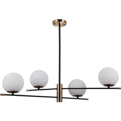 Italux Stelia Moderna Lámpara Colgante de 4 Luces - Lámpara de Techo Italux Stelia Moderna Lámpara Colgante de 4 Luces - Lámpara de Techo