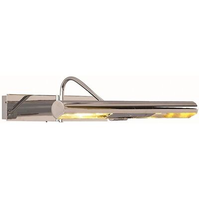 Italux Gallery Chrome 2-Light Wall Lamp G9 Italux Gallery Chrome 2-Light Wall Lamp G9