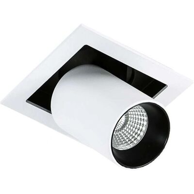 Italux Mercanta Single 4000K - Luz LED empotrada moderna técnica blanca, negra - Luz empotrada LED Italux Mercanta Single 4000K - Luz LED empotrada moderna técnica blanca, negra - Luz empotrada LED