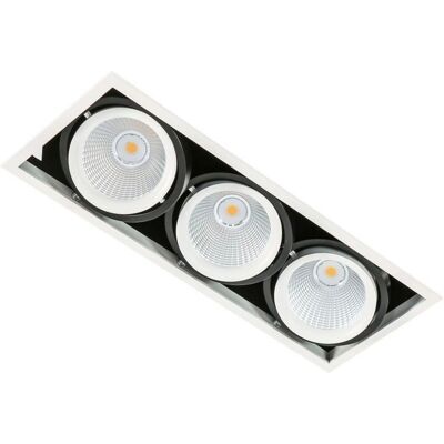 Italux Vertico Triple 3000K - Lámpara empotrada técnica LED moderna Italux Vertico Triple 3000K - Lámpara empotrada técnica LED moderna